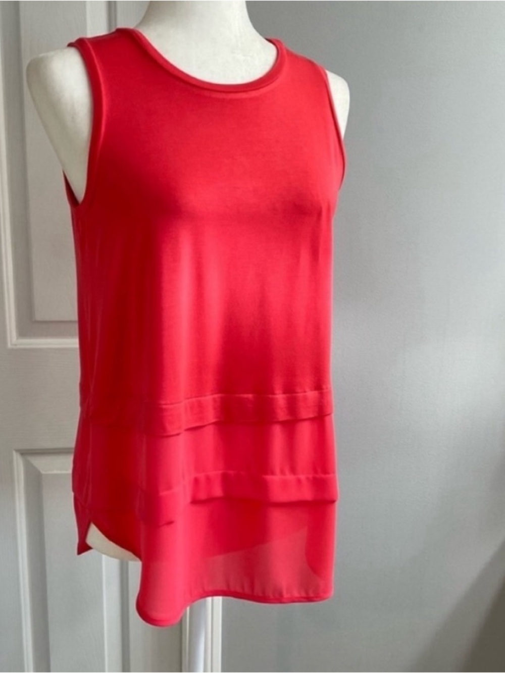 MICHAEL Michael Kors Red Tank Top Size S